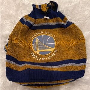 Golden State Warriors Knit Drawstring Bag